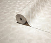 White Round Geometric Shapes Deep Embossed Wallpaper, Shiny Surface Textured Wall Accent Decor - Adawall Wallpaper - Registered Trade Accounts Only, Wallpaper Wholesale Account - 23201-1 - Adawall Wholesale - Wallpaper Wholesaler
