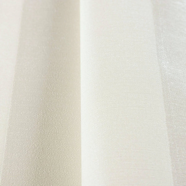 White Timeless Bold Striped Wallpaper, Flocked Textured Velvet Feeling Thick Lines Wallcovering - Walloro High End Wallcoverings & More