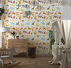 Wild African Animals Wallpaper, Seamless Pattern Mural, Oversized Custom Size Wall Art, Non - Woven, Non - Adhesive, Modern Wall Paper, Removable - Adawall Wallpaper - Registered Trade Accounts Only, Wallpaper Wholesale Account - W77540 - Adawall Wholesale - Wallpaper Wholesaler