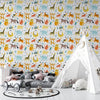 Wild African Animals Wallpaper, Seamless Pattern Mural, Oversized Custom Size Wall Art, Non - Woven, Non - Adhesive, Modern Wall Paper, Removable - Adawall Wallpaper - Registered Trade Accounts Only, Wallpaper Wholesale Account - W77540 - Adawall Wholesale - Wallpaper Wholesaler