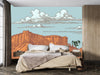 Wild West Wallpaper, Landscape Mural, Oversized Custom Size Wall Art, Non - Woven, Non - Adhesive, Modern Wall Paper, Removable - Adawall Wallpaper - Registered Trade Accounts Only, Wallpaper Wholesale Account - W77891 - Adawall Wholesale - Wallpaper Wholesaler