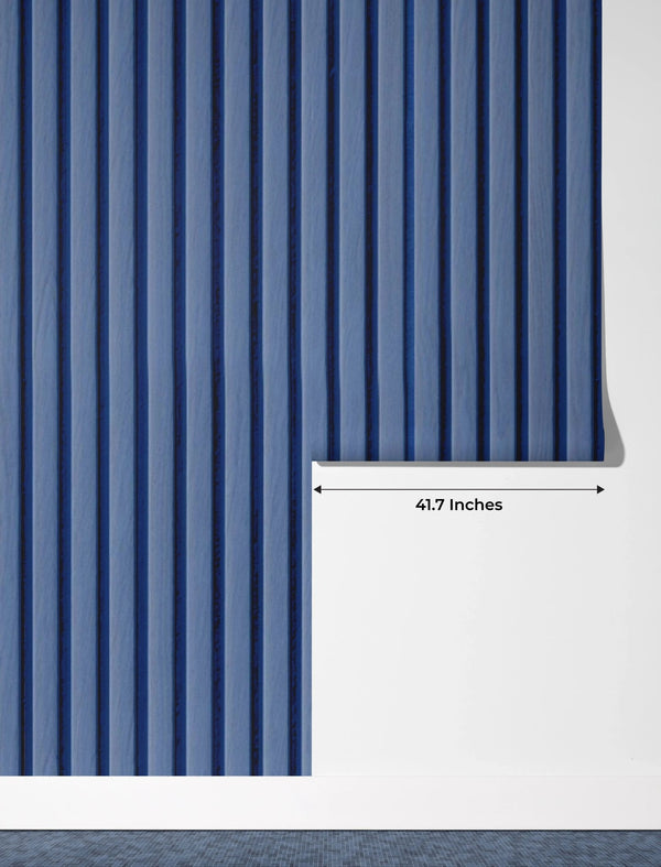 WPC Wood Wallpaper, Lite Blue Mural, Oversized Custom Size Wall Art, Non - Woven, Non - Adhesive, Modern Wall Paper, Removable - Adawall Wallpaper - Registered Trade Accounts Only, Wallpaper Wholesale Account - W77582 - Adawall Wholesale - Wallpaper Wholesaler
