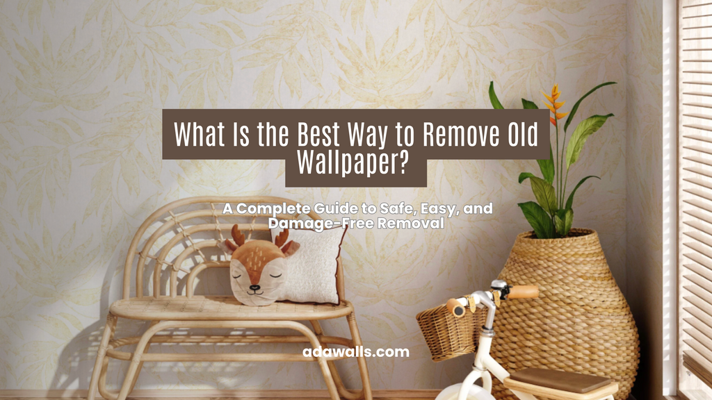 What Is the Best Way to Remove Old Wallpaper? A Complete Guide to Safe, Easy, and Damage-Free Removal — Adawall