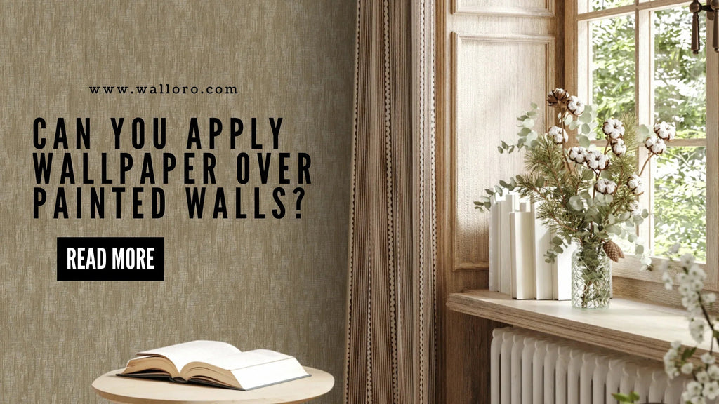 Can You Apply Wallpaper Over Painted Walls? A Complete Guide by Walloro - Adawall Wallpaper -Registered Trade Accounts Only, Wallpaper Wholesale Account