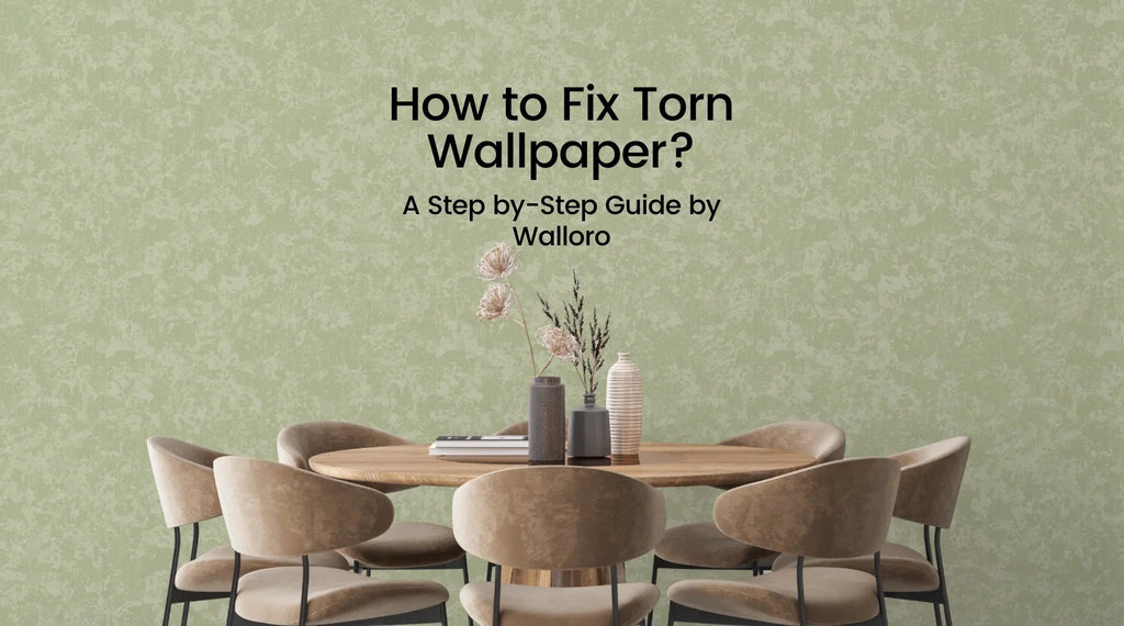 How to Fix Torn Wallpaper? - A Step-by-Step Guide by Walloro - Adawall Wallpaper -Registered Trade Accounts Only, Wallpaper Wholesale Account