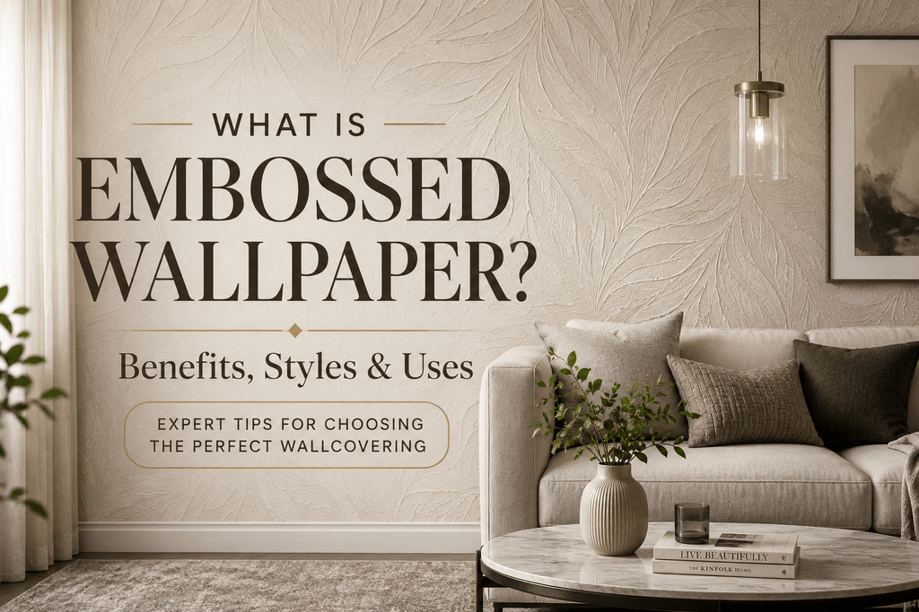 What Is Embossed Wallpaper? Pros, Cons, Styles & Installation Tips - Adawall Wallpaper -Registered Trade Accounts Only, Wallpaper Wholesale Account