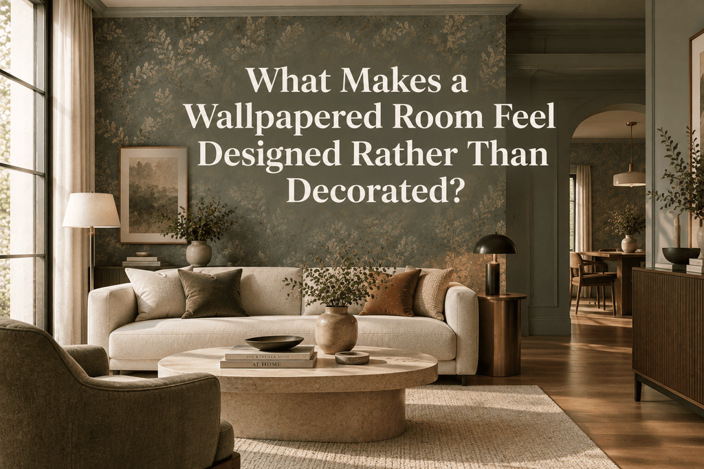 What Makes a Wallpapered Room Feel Designed Rather Than Decorated? - Adawall Wallpaper -Registered Trade Accounts Only, Wallpaper Wholesale Account