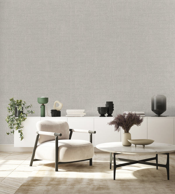 Cream Wall Texture Wallpaper, Natural Wallpaper, Modern & Minimalist Wall Covering,Modern Look Neutral Colors Glittering Wallcovering