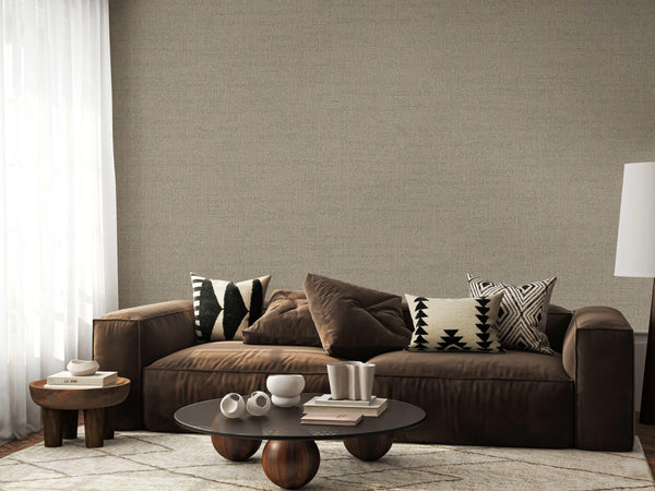 Olive Taupe Textured Wallpaper, Natural Wallpaper, Modern & Minimalist Wall Covering,Modern Look Neutral Colors Glittering Wallcovering