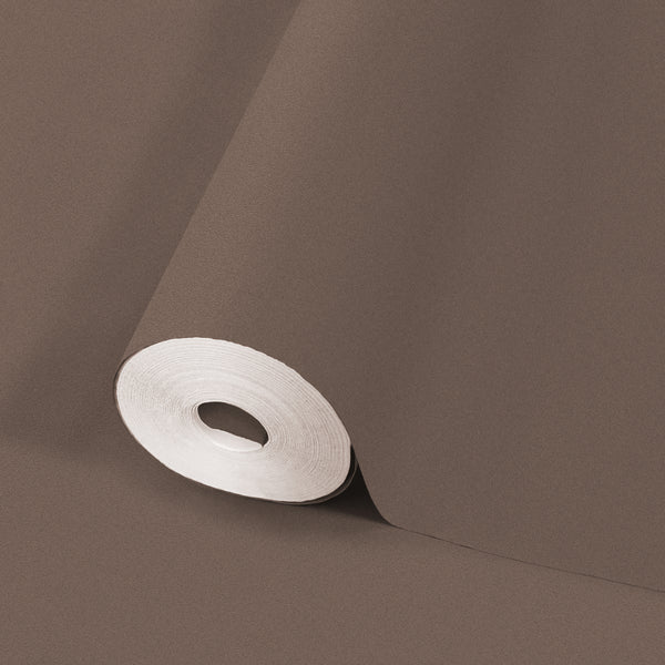 Walnut Brown Wallpaper, Textured Brown Wallpaper,Natural Wallpaper, Modern & Minimalist Wall Covering,Modern Look Neutral Colors Glittering Wallcovering