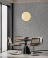 Gray Muse Plaster Texture Wallpaper, Natural Wallpaper, Modern & Minimalist Wall Covering, Modern Look Neutral Colors Glittering Wallcovering