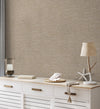 Beige Muse Crosshatch Texture Wallpaper, Natural Wallpaper, Modern & Minimalist Wall Covering, Modern Look Neutral Colors Glittering Wallcovering