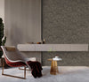 Brown-Beige Muse Crosshatch Texture Wallpaper, Natural Wallpaper, Modern & Minimalist Wall Covering, Modern Look Neutral Colors Glittering Wallcovering