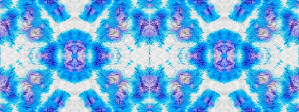 Blue Tie Dye Wallpaper, Geometric Shibori Mural, Oversized Custom Size Wall Art, Non-Woven, Non-Adhesive, Modern Wall Paper, Removable