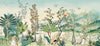 Chinoiserie Wallpaper, Floral Trees and Birds Mural, Oversized Custom Size Wall Art, Non-Woven, Non-Adhesive, Modern Wall Paper, Removable