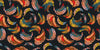 Abstract Bananas Wallpaper, Seamless Pattern Mural, Oversized Custom Size Wall Art, Non-Woven, Non-Adhesive, Modern Wall Paper, Removable