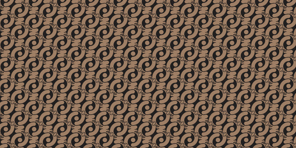 Geometric Abstract Brown Chainy Wallpaper, Seamless Pattern Mural, Oversized Custom Size Wall Art, Non-Woven, Non-Adhesive, Modern Wall Paper, Removable