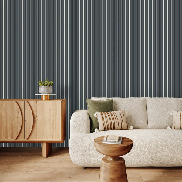 Modern Cold Gray Striped Panel , PS Wall Home Decoration Panel-Premium Quality