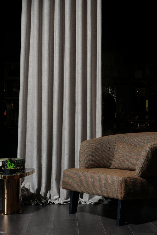 Armani Fabric-Modern Glamour Drapery