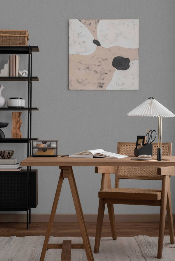 Light Cream Textured Wallpaper, Modern & Minimalist Wall Covering,Modern Look Neutral Colors Glittering Wallcovering