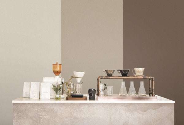 Soft Latte Wallpaper, Matte Gray Wallpaper, Modern & Minimalist Wall Covering,Modern Look Neutral Colors Glittering Wallcovering