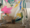 Abstract Art Wallpaper, Botanical, Birds Mural, Oversized Custom Size Wall Art, Non - Woven, Non - Adhesive, Modern Wall Paper, Removable - Adawall Wallpaper - Registered Trade Accounts Only, Wallpaper Wholesale Account - W77857 - Adawall Wholesale - Wallpaper Wholesaler