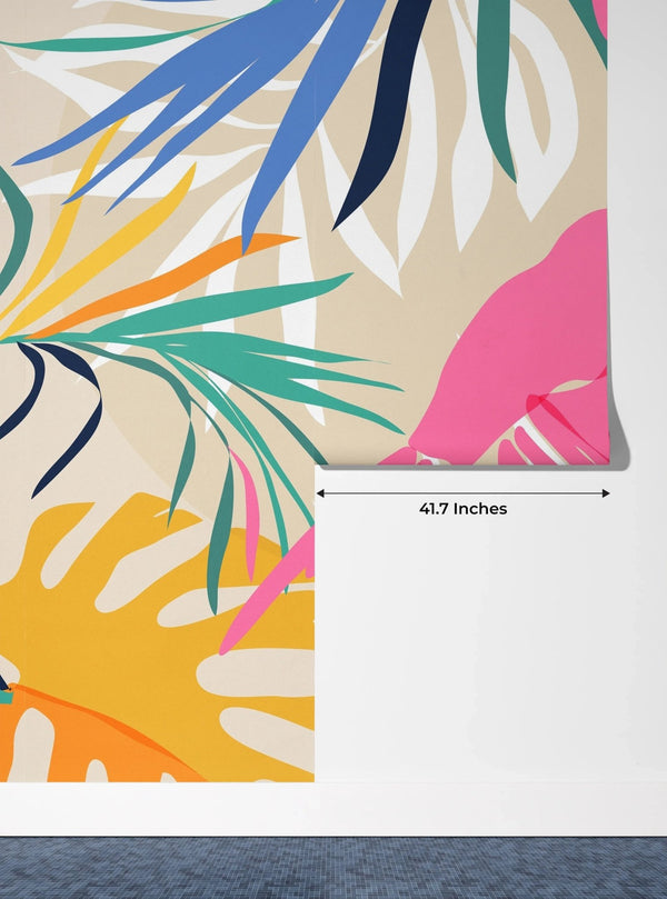 Abstract Art Wallpaper, Botanical, Birds Mural, Oversized Custom Size Wall Art, Non - Woven, Non - Adhesive, Modern Wall Paper, Removable - Adawall Wallpaper - Registered Trade Accounts Only, Wallpaper Wholesale Account - W77857 - Adawall Wholesale - Wallpaper Wholesaler