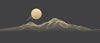 Abstract Gold Landscape Wallpaper, Mountain and Birds, Black Background Mural, Oversized Custom Size Wall Art, Non - Woven, Non - Adhesive, Modern Wall Paper, Removable - Adawall Wallpaper - Registered Trade Accounts Only, Wallpaper Wholesale Account - W77909 - Adawall Wholesale - Wallpaper Wholesaler