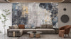Abstract Retro Wallpaper, Gold Texture Mural, Oversized Custom Size Wall Art, Non - Woven, Non - Adhesive, Modern Wall Paper, Removable - Adawall Wallpaper - Registered Trade Accounts Only, Wallpaper Wholesale Account - W78217 - Adawall Wholesale - Wallpaper Wholesaler