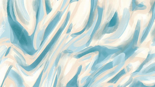 Abstract Teal, Beige Wallpaper, Paint Strokes Mural, Oversized Custom Size Wall Art, Non - Woven, Non - Adhesive, Modern Wall Paper, Removable - Adawall Wallpaper - Registered Trade Accounts Only, Wallpaper Wholesale Account - W78209 - Adawall Wholesale - Wallpaper Wholesaler
