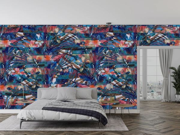 Abstract Watercolor Wallpaper, Seamless Pattern Mural, Oversized Custom Size Wall Art, Non - Woven, Non - Adhesive, Modern Wall Paper, Removable - Adawall Wallpaper - Registered Trade Accounts Only, Wallpaper Wholesale Account - W77645 - Adawall Wholesale - Wallpaper Wholesaler