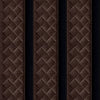Dark Brown Woven Pattern Wall Panel, PS Wall Home Decoration Panel-Premium Quality