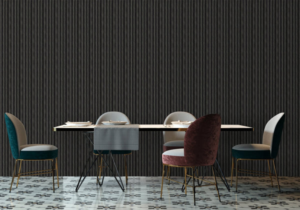 Ash Black Panel , PS Wall Home Decoration Panel - Premium Quality - Adawall Wallpaper - Registered Trade Accounts Only, Wallpaper Wholesale Account - APS605 - Adawall Wholesale - Wallpaper Wholesaler