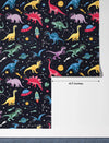 Astronaut Dinosaurs Wallpaper, Cute Space Seamless Pattern Mural, Oversized Custom Size Wall Art, Non - Woven, Non - Adhesive, Modern Wall Paper, Removable - Adawall Wallpaper - Registered Trade Accounts Only, Wallpaper Wholesale Account - W77553 - Adawall Wholesale - Wallpaper Wholesaler