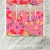 Colorful Floral, Pink Background Wallpaper, Seamless Pattern Mural, Oversized Custom Size Wall Art, Non-Woven, Non-Adhesive, Modern Wall Paper, Removable