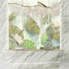 Lotus Leaves Wallpaper, Botanical Mural, Oversized Custom Size Wall Art, Non-Woven, Non-Adhesive, Modern Wall Paper, Removable