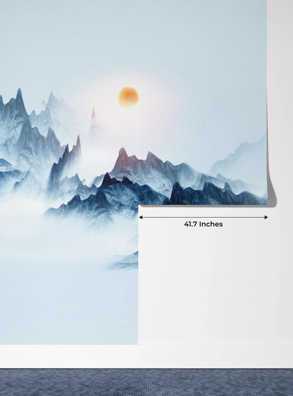 Beautiful Nature Wallpaper, Big Mountains Mural, Oversized Custom Size Wall Art, Non - Woven, Non - Adhesive, Modern Wall Paper, Removable - Adawall Wallpaper - Registered Trade Accounts Only, Wallpaper Wholesale Account - W78160 - Adawall Wholesale - Wallpaper Wholesaler