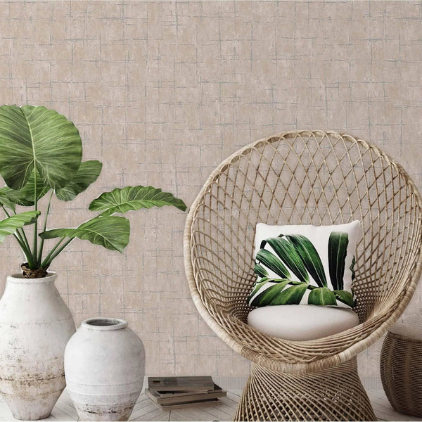 Beige Abstract Metallic Lines Wallpaper, 3D Deep Embosed Silver Gold Rustic Geometric Interior Decor - Adawall Wallpaper - Registered Trade Accounts Only, Wallpaper Wholesale Account - 7813-2 - Adawall Wholesale - Wallpaper Wholesaler
