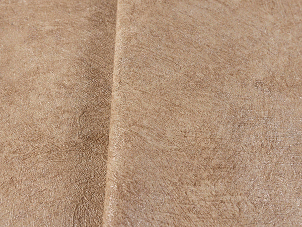 Beige Timeless Distressed 3D Embossed Wallpaper, Stylish Metallic Neutral Colors Wallcovering - Walloro High End Wallcoverings & More