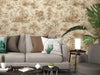 Beige Tropical Toile Textured Wallpaper, Stylish Plants Animals Jungle Forest Theme Wallcovering - Adawall Wallpaper - Registered Trade Accounts Only, Wallpaper Wholesale Account - 9909-5 - Adawall Wholesale - Wallpaper Wholesaler