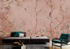 Birds Trees Nature Scene Wallpaper, Tropical Botanical Wall Mural, Pink Customized Wallpaper, Home Decor, Bedroom, Store, Forest Large Wall Art - Adawall Wallpaper - Registered Trade Accounts Only, Wallpaper Wholesale Account - A305-2 - Adawall Wholesale - Wallpaper Wholesaler