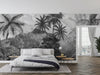 Black and White Jungle Wallpaper, Exotic Trees Mural, Oversized Custom Size Wall Art, Non - Woven, Non - Adhesive, Modern Wall Paper, Removable - Adawall Wallpaper - Registered Trade Accounts Only, Wallpaper Wholesale Account - W77520 - Adawall Wholesale - Wallpaper Wholesaler