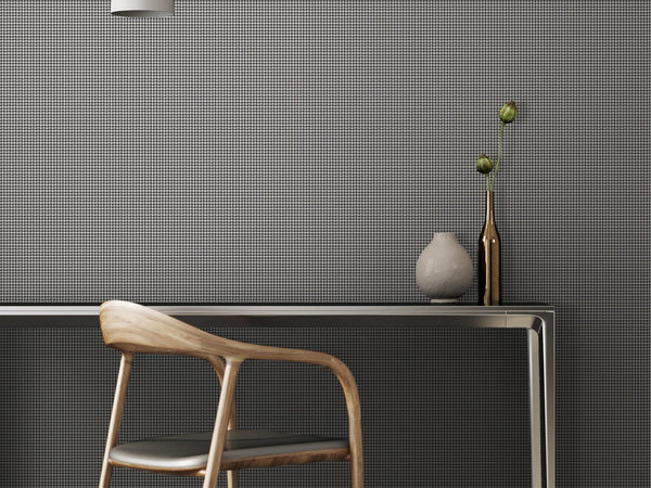 Black Classic Houndstooth Wallpaper, Textured Non - Adhesive Wallcovering - Adawall Wallpaper - Registered Trade Accounts Only, Wallpaper Wholesale Account - 3718-4 - Adawall Wholesale - Wallpaper Wholesaler