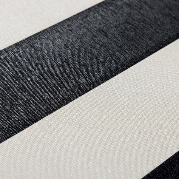 Black & White Timeless Bold Striped Wallpaper, Flocked Textured Velvet Feeling Thick Lines Wallcovering - Adawall Wallpaper - Registered Trade Accounts Only, Wallpaper Wholesale Account - 3704-8 - Adawall Wholesale - Wallpaper Wholesaler