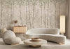 Bloom Flowers Wall Mural, Light Beige Floral Blossom Wallpaper, Oversized Nature Art Customized Wall Covering, Non - Woven, Non - Adhesive, Removable - Adawall Wallpaper - Registered Trade Accounts Only, Wallpaper Wholesale Account - SE311-2 - Adawall Wholesale - Wallpaper Wholesaler