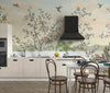 Blossom Chinoiserie Wallpaper, Birds Mural, Oversized Custom Size Wall Art, Non - Woven, Non - Adhesive, Modern Wall Paper, Removable - Adawall Wallpaper - Registered Trade Accounts Only, Wallpaper Wholesale Account - W77815 - Adawall Wholesale - Wallpaper Wholesaler
