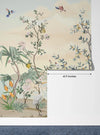 Blossom Chinoiserie Wallpaper, Birds Mural, Oversized Custom Size Wall Art, Non - Woven, Non - Adhesive, Modern Wall Paper, Removable - Adawall Wallpaper - Registered Trade Accounts Only, Wallpaper Wholesale Account - W77815 - Adawall Wholesale - Wallpaper Wholesaler