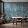 Blue Bloom Flowers Wall Mural, Floral Blossom Wallpaper, Oversized Nature Art Customized Wall Covering, Non - Woven, Non - Adhesive, Removable - Adawall Wallpaper - Registered Trade Accounts Only, Wallpaper Wholesale Account - SE311-1 - Adawall Wholesale - Wallpaper Wholesaler