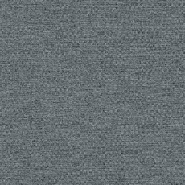 Blue Jute Basket Weave Textured Wallpaper, Solid Color Modern Plain Wallcovering - Walloro High End Wallcoverings & More