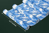 Blue Tropic Plants Wallpaper, Aquamarine Tropical Mural, Oversized Custom Size Wall Art, Non - Woven, Non - Adhesive, Modern Wall Paper, Removable - Adawall Wallpaper - Registered Trade Accounts Only, Wallpaper Wholesale Account - W77554 - Adawall Wholesale - Wallpaper Wholesaler